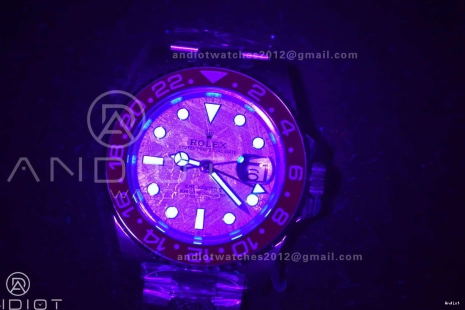 Bracelet Best Gain CHS II 930 126719 on Real GMT Dial Meteorite Weight Factory Oyster Master VR3285 Gold Breathable 1:1 Edition BLRO 0817